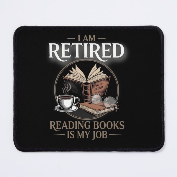 Item preview, im retired reading books is my job designed and sold by namibambam.