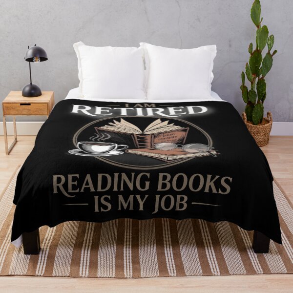 Item preview, im retired reading books is my job designed and sold by namibambam.