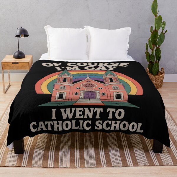Item preview, of course im gay i went to catholic school designed and sold by GamtosMintys.