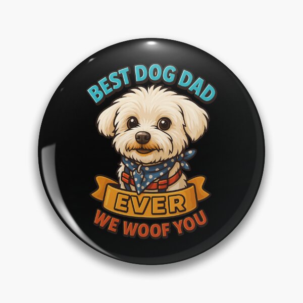 Item preview, Best Dog Dad Ever We Woof You Pet Illustration designed and sold by GiaoCalonas.