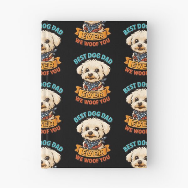 Item preview, Best Dog Dad Ever We Woof You Pet Illustration designed and sold by GiaoCalonas.