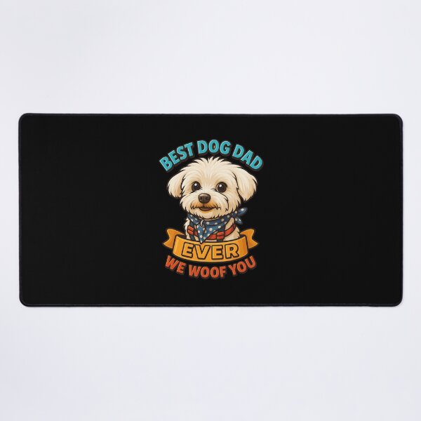 Item preview, Best Dog Dad Ever We Woof You Pet Illustration designed and sold by GiaoCalonas.
