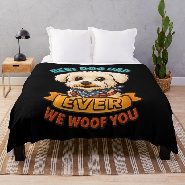 Item preview, Best Dog Dad Ever We Woof You Pet Illustration designed and sold by GiaoCalonas.