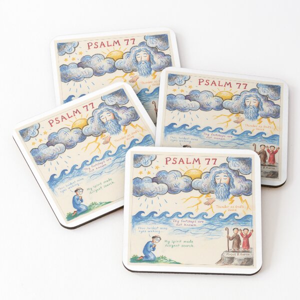 Item preview, Psalm 77 Thunder as Gods Voice Bible designed and sold by banhstudio.
