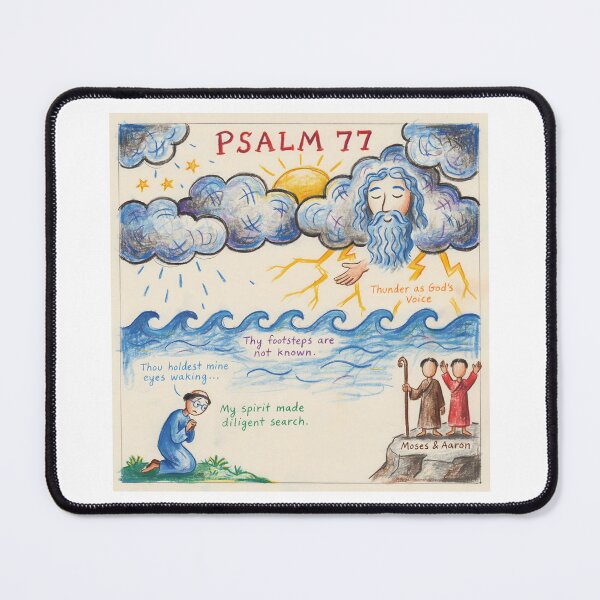 Item preview, Psalm 77 Thunder as Gods Voice Bible designed and sold by banhstudio.