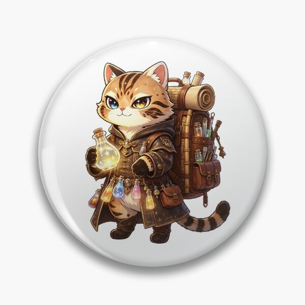 Item preview, The Galaxy Alchemist - Magical Felis Nigripes Potion Master designed and sold by ABYSSLAB.