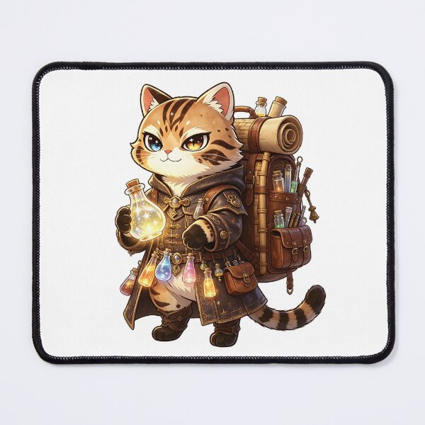 Item preview, The Galaxy Alchemist - Magical Felis Nigripes Potion Master designed and sold by ABYSSLAB.