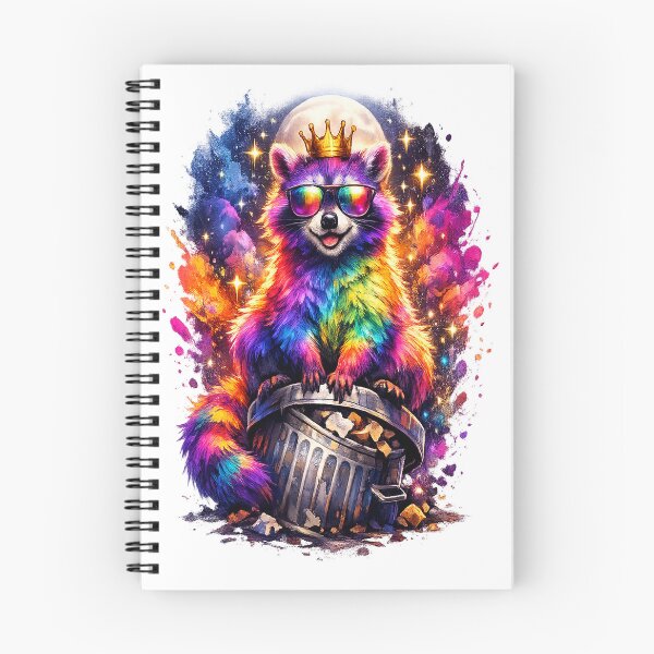 Item preview, Certified Trash Panda – Cosmic Rainbow Raccoon Funny Animal T-Shirt designed and sold by RBToper.