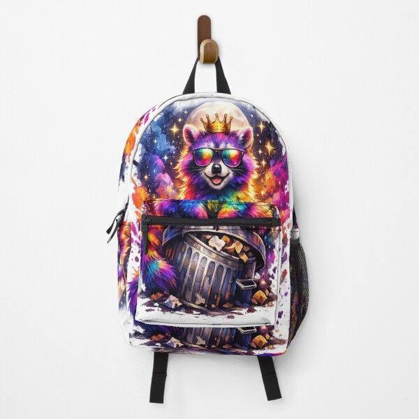 Item preview, Certified Trash Panda – Cosmic Rainbow Raccoon Funny Animal T-Shirt designed and sold by RBToper.