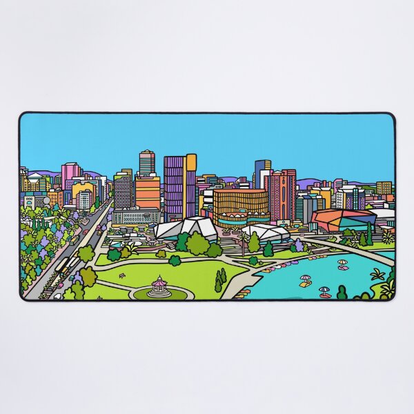 Item preview, Adelaide City Skyline designed and sold by azzurroarts.