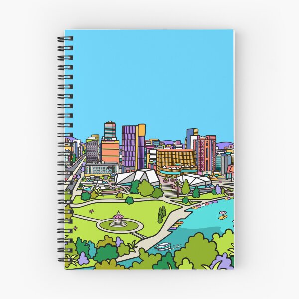 Item preview, Adelaide City Skyline designed and sold by azzurroarts.