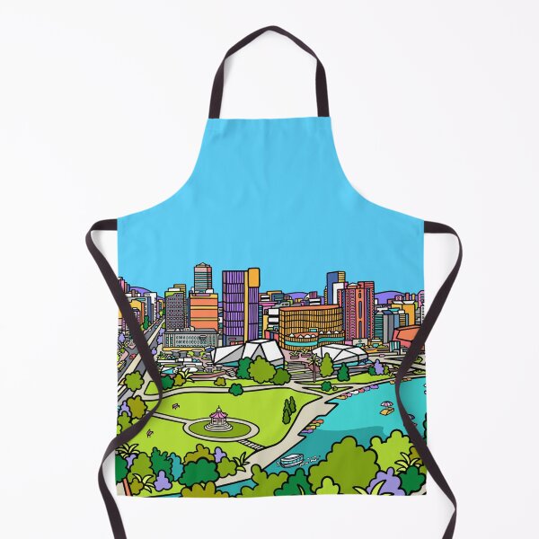 Item preview, Adelaide City Skyline designed and sold by azzurroarts.