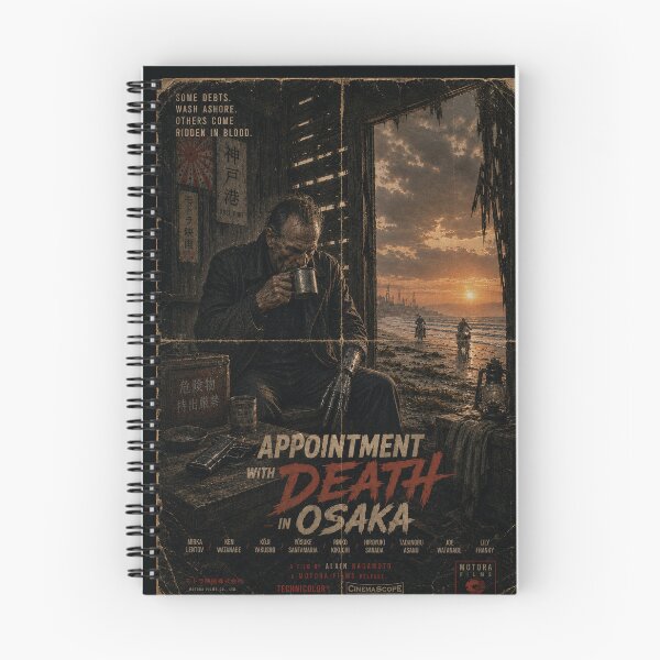 Item preview, Appointment with Death in Osaka, Fictional Neo-Noir Movie Poster designed and sold by Histoire s du Cinéma B.