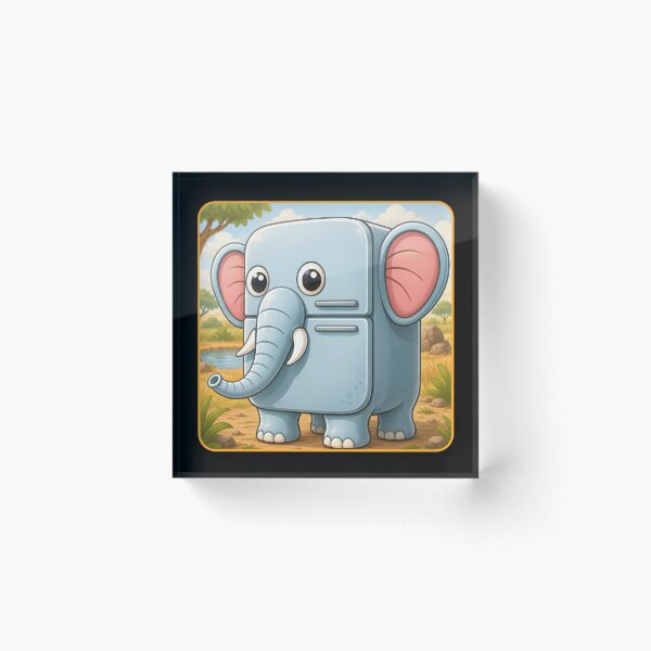 Item preview, Elefantino Frigorifero designed and sold by Gamify Store.