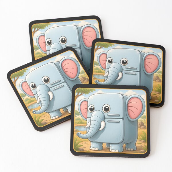 Item preview, Elefantino Frigorifero designed and sold by Gamify Store.