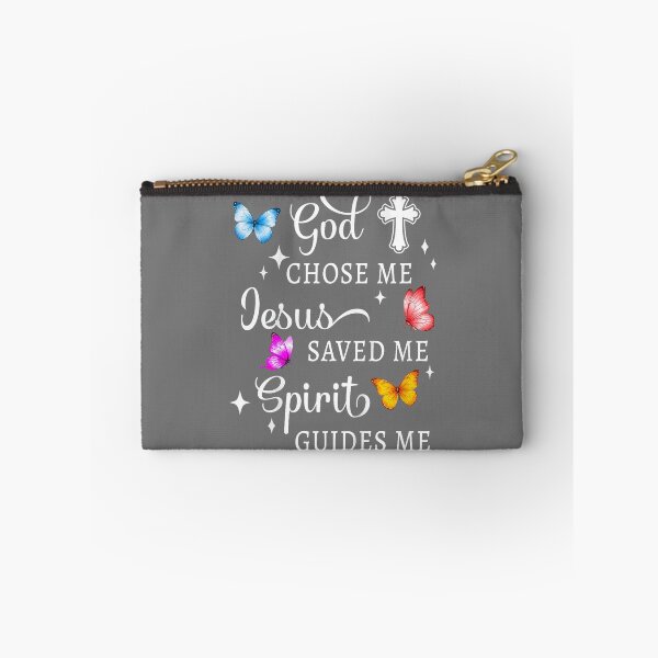 Aperçu de l'œuvre Dieu chrétien m'a choisi, Jésus m'a sauvé, étoiles et papillons créée et vendue par KristineLi.