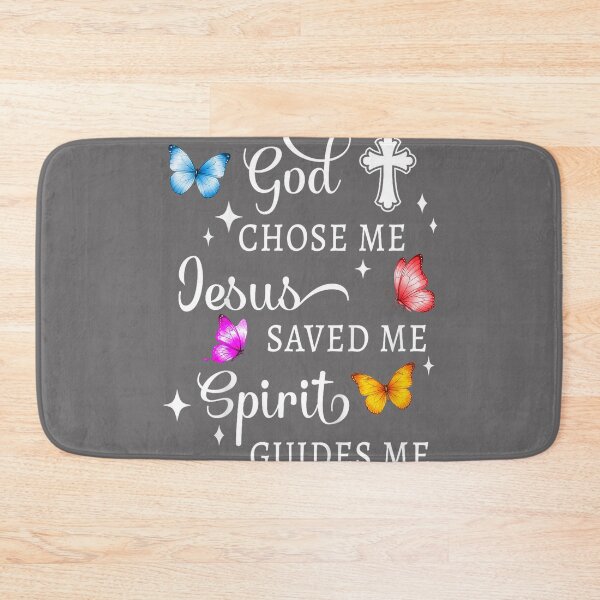 Item preview, Christian God Chose Me Jesus Saved Stars and Butterflies designed and sold by KristineLi.
