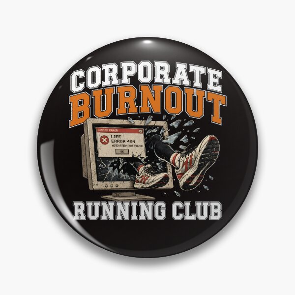 Item preview, Corporate Burnout Running Club Funny Office Humor Runner  designed and sold by ShetuAhsan.