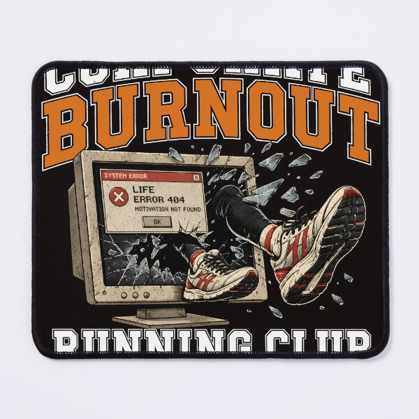 Item preview, Corporate Burnout Running Club Funny Office Humor Runner designed and sold by ShetuAhsan.