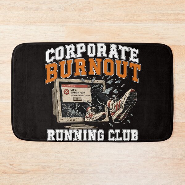 Item preview, Corporate Burnout Running Club Funny Office Humor Runner  designed and sold by ShetuAhsan.