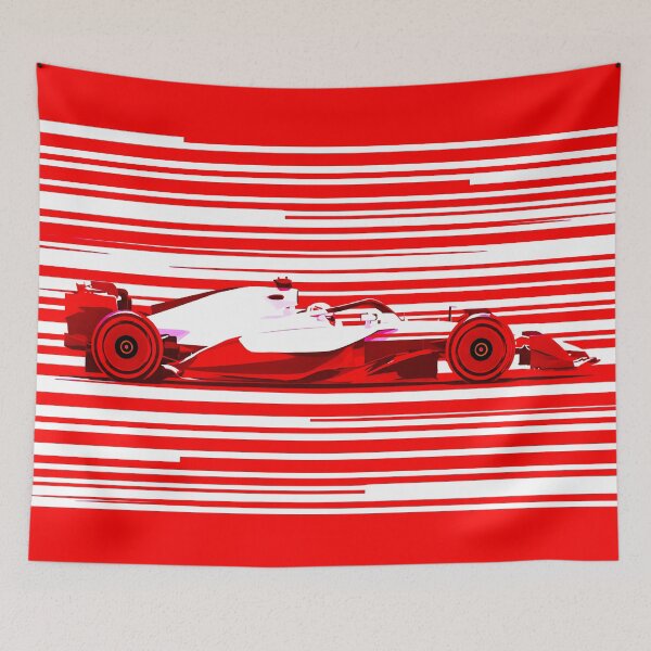 Item preview, Red & White Striking F1 Car  designed and sold by PitWallArt.