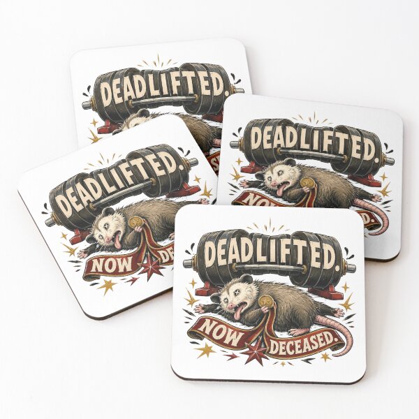 Item preview, Funny Opossum Deadlift Powerlifting Gym Gift designed and sold by Gentlestate.