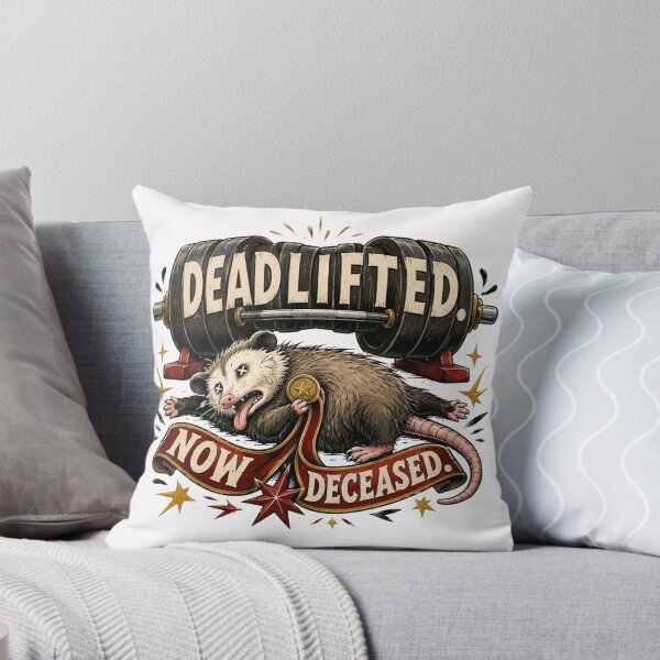 Item preview, Funny Opossum Deadlift Powerlifting Gym Gift designed and sold by Gentlestate.