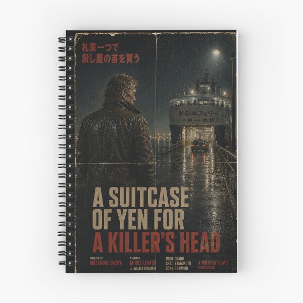Item preview, A Suitcase of Yen for a Killer's Head | Fictional Neo-Noir Movie Poster designed and sold by Histoire s du Cinéma B.