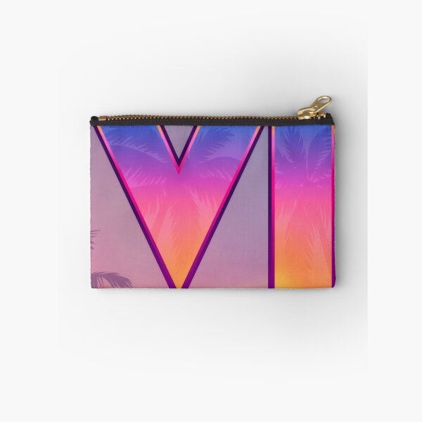Item preview, Retro Neon Ocean Sunset V-I - Tropical Palm Trees Minimalist Vaporwave Poster designed and sold by Billy Morfo™.