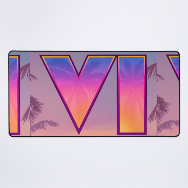 Item preview, Retro Neon Ocean Sunset VI - Tropical Palm Trees Minimalist Vaporwave Poster designed and sold by William Cano.