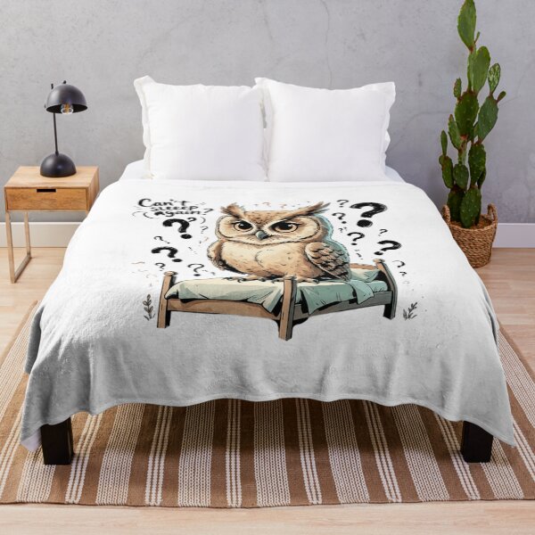 Item preview, Cant Sleep Again Cute Vintage Owl Insomnia Relatable designed and sold by AQUILAKREO.
