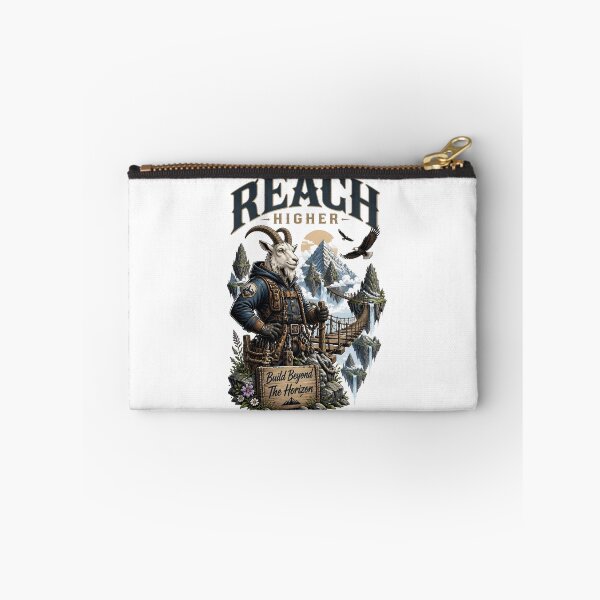 Item preview, Reach Higher Goat Mountaineer designed and sold by Sovereign Supply Co..