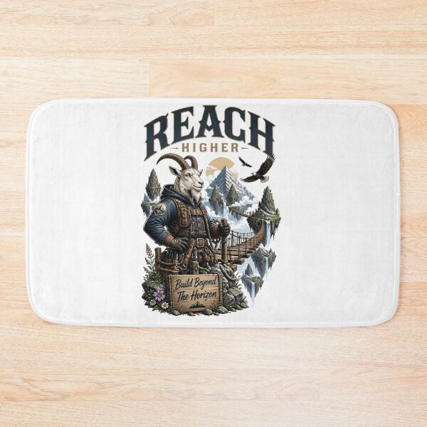 Item preview, Reach Higher Goat Mountaineer designed and sold by Sovereign Supply Co..