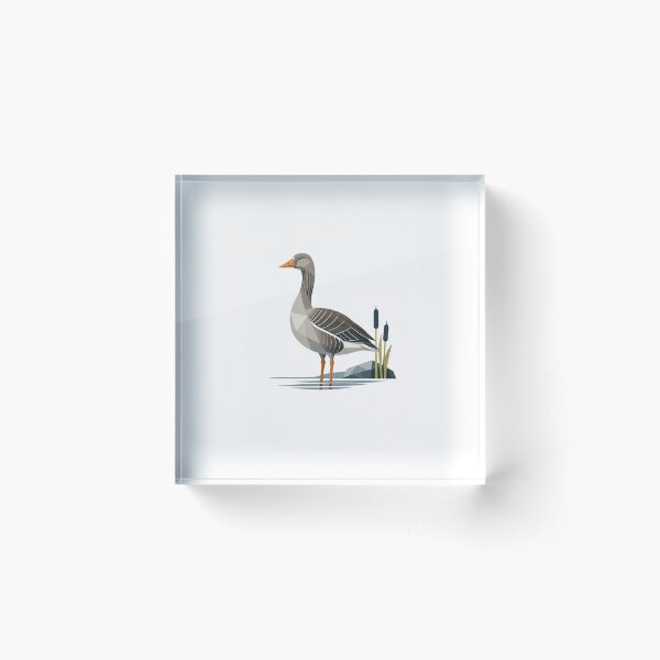 Item preview, Silent Greylag Goose designed and sold by Norvian.