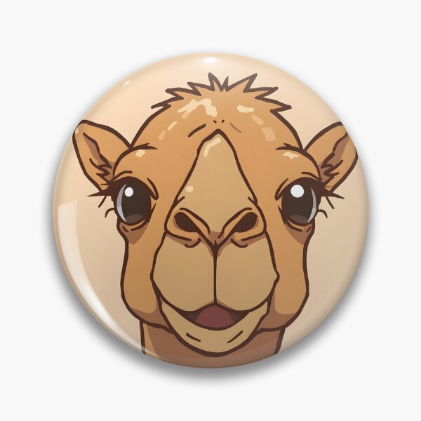 Item preview, Cute Kawaii Camel Sticker | Adorable Cartoon Desert Camel Face Illustration designed and sold by dreamz-world.