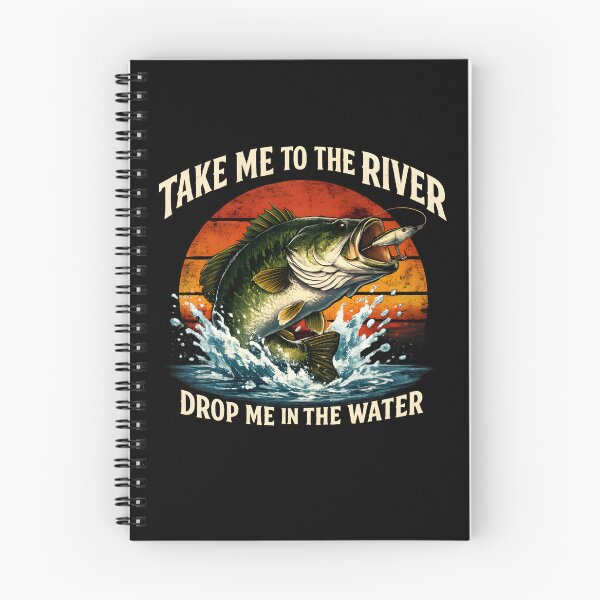 Item preview, Take Me to the River Funny Bass Fishing Design designed and sold by RockyLambda.