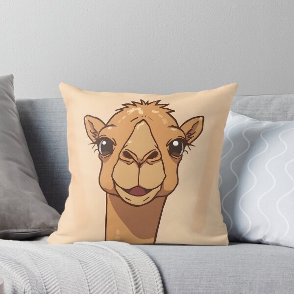 Item preview, Cute Kawaii Camel Sticker | Adorable Cartoon Desert Camel Face Illustration designed and sold by dreamz-world.