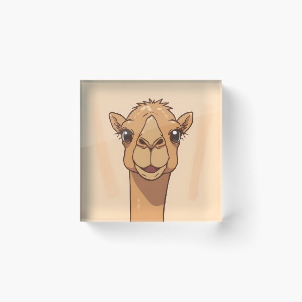 Item preview, Cute Kawaii Camel Sticker | Adorable Cartoon Desert Camel Face Illustration designed and sold by dreamz-world.