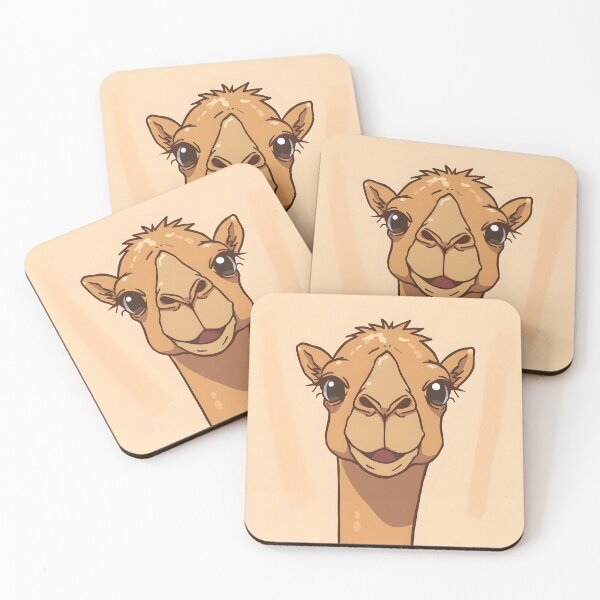 Item preview, Cute Kawaii Camel Sticker | Adorable Cartoon Desert Camel Face Illustration designed and sold by dreamz-world.