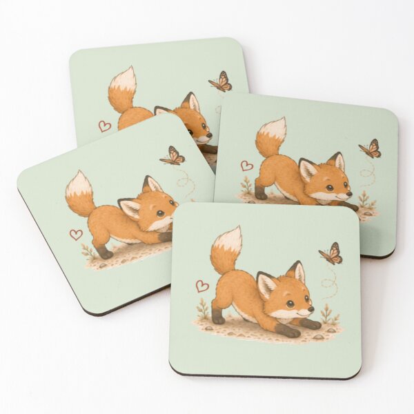 Item preview, Playful Fox Cub designed and sold by MellowMunchkins.