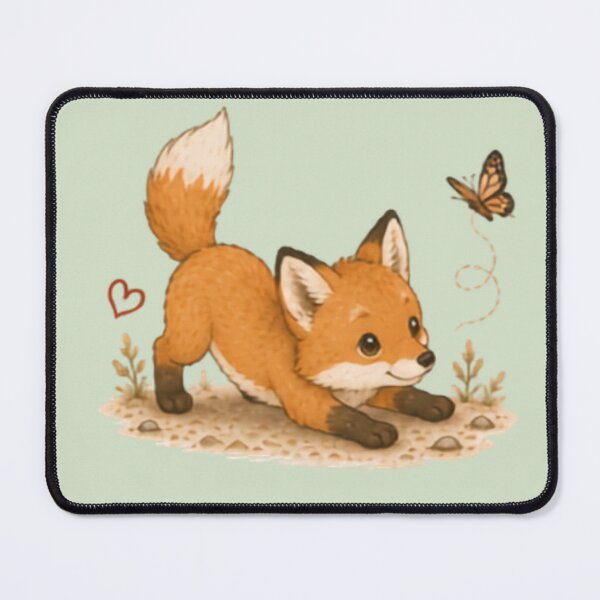 Item preview, Playful Fox Cub designed and sold by MellowMunchkins.