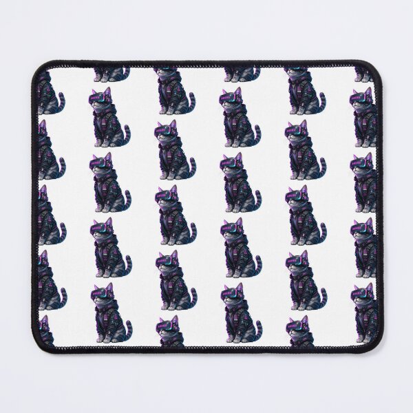 Item preview, Cyberpunk Cat VR Headset Artwork designed and sold by PriyankaSonara.