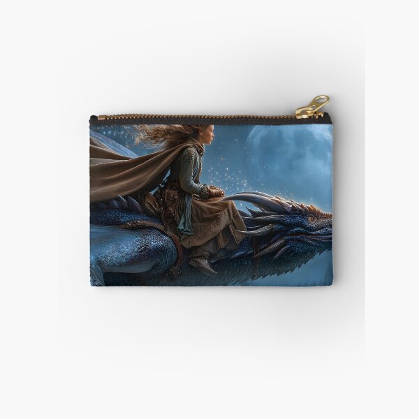 Item preview, A Warrior Princess Riding a Majestic Dragon designed and sold by Artessie.