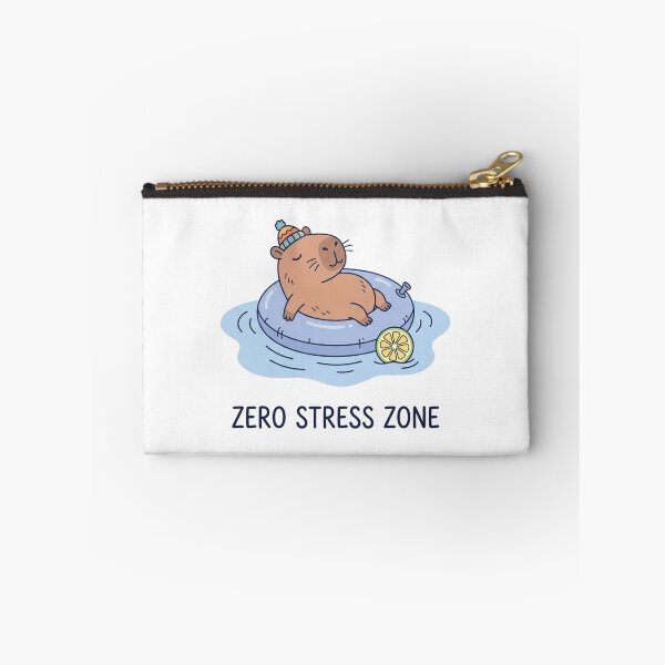 Item preview, Cute Cartoon Capybara Inner Tube Zero Stress Zone designed and sold by tushartanvir.