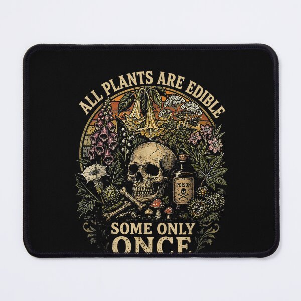 Item preview, All Plants are Edible Some Only Once Dark Humor Plant Lover designed and sold by Juansustait.