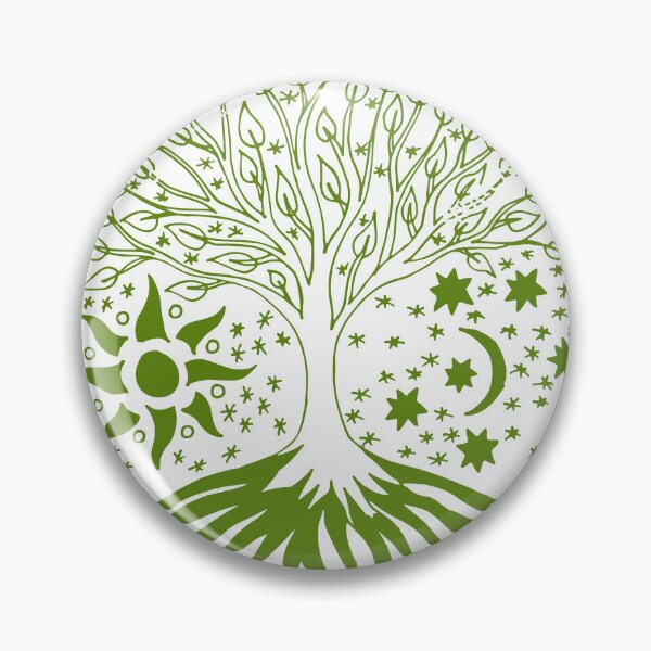Item preview, Mystic Tree of Life Sun and Moon designed and sold by MentalTabs.