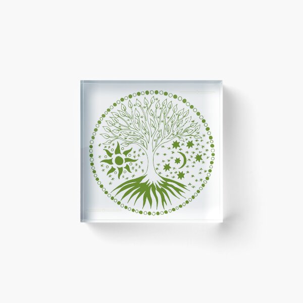 Item preview, Mystic Tree of Life Sun and Moon designed and sold by MentalTabs.