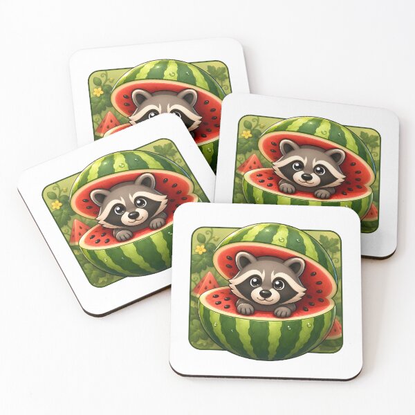 Item preview, Racooni Watermelunni designed and sold by Gamify Store.
