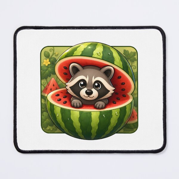 Item preview, Racooni Watermelunni designed and sold by Gamify Store.