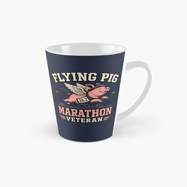 Item preview, Flying Pig Marathon Veteran Running Shirt designed and sold by RockyLambda.